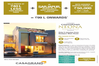Launching Casa Grand Neona at Sarjapur the most happening location in Bangalore